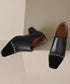 Bicolor Chain Boots